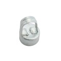 Chain Link 2 1/2" [2 3/8" OD] x 1 5/8" [1 5/8"; OD] Top Rail Eye Top Loop Cap - Line Post Top Cap (Galvanized Steel)