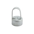 Chain Link 2 1/2" [2 3/8" OD] x 1 5/8" [1 5/8"; OD] Top Rail Eye Top Loop Cap - Line Post Top Cap (Galvanized Steel)