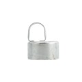 Chain Link 4" [2 7/8" OD] x 2" [1 7/8" OD] Top Rail Eye Top Loop Cap - Line Post Top Cap (Galvanized Steel)