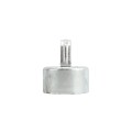 Chain Link 4" [2 7/8" OD] x 2" [1 7/8" OD] Top Rail Eye Top Loop Cap - Line Post Top Cap (Galvanized Steel)