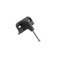 D&D LokkLatch Series 3 Adjustable Lockable Gate Latch for Round Chain Link Gate Posts With External Access Kit