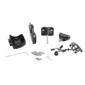 D&D LokkLatch Series 3 Adjustable Lockable Gate Latch for Round Chain Link Gate Posts With External Access Kit
