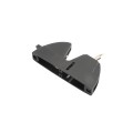 D&D LokkLatch Series 3 Adjustable Lockable Gate Latch for Round Chain Link Gate Posts With External Access Kit
