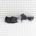 D&D LokkLatch Series 3 Adjustable Lockable Gate Latch for Round Chain Link Gate Posts With External Access Kit