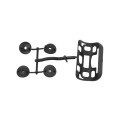 D&D LokkLatch Series 2 Adjustable Lockable Gate Latch for Round Chain Link Gate Posts With External Access Kit (Black)