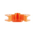 Lockjawz 360° Universal T-Post Insulator For Chain Link Fence (Pack of 25) Orange  - LOCKJAWZT360-O-25