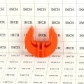 Lockjawz 360° Universal T-Post Insulator For Chain Link Fence (Pack of 25) Orange  - LOCKJAWZT360-O-25