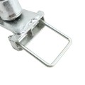 Chain Link 4" x 4" Square Upper/Lower Bolt On Slide Gate Roller Guide with Covers (Hot Dip Galvanized Pressed Steel)