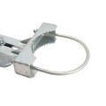 Chain Link 6 5/8" Round Upper/Lower Bolt On Slide Gate Roller Guide with Covers (Hot Dip Galvanized Pressed Steel)