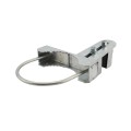 Chain Link 6 5/8" Round Upper/Lower Bolt On Slide Gate Roller Guide with Covers (Hot Dip Galvanized Pressed Steel)