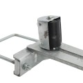 Chain Link 6" x 6" Square Upper/Lower Bolt On Slide Gate Roller Guide with Covers (Hot Dip Galvanized Pressed Steel) (Other)