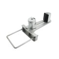 Chain Link 6" x 6" Square Upper/Lower Bolt On Slide Gate Roller Guide with Covers (Hot Dip Galvanized Pressed Steel) (Other)