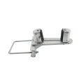 Chain Link 6" x 6" Square Upper/Lower Bolt On Slide Gate Roller Guide with Covers (Hot Dip Galvanized Pressed Steel) (Other)