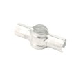 Chain Link 2" [1 7/8" OD] x 1 3/8" Line Rail Clamp - Boulevard Clamp (Galvanized Pressed Steel)