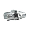 Chain Link 2 1/2" [2 3/8" OD] x 2" [1 7/8" OD] Line Rail Clamps - Boulevard Clamp (Galvanized Steel) (Clamp)