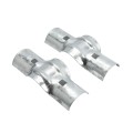 Chain Link 2 1/2" [2 3/8" OD] x 2" [1 7/8" OD] Line Rail Clamps - Boulevard Clamp (Galvanized Steel) (Clamp)