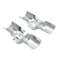 Chain Link 2 1/2" [2 3/8" OD] x 2" [1 7/8" OD] Line Rail Clamps - Boulevard Clamp (Galvanized Steel) (Clamp)