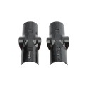 Chain Link 2" [1 7/8" OD] x 2" [1 7/8" OD] Black Line Rail Clamp - Boulevard Clamp (Galvanized Steel)