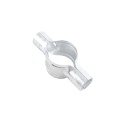 Chain Link 3" [2 7/8" OD] x 1 5/8" Line Rail Clamp - Boulevard Clamp (Galvanized Steel)