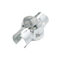 Chain Link 3" [2 7/8" OD] x 2" [1 7/8" OD] Line Rail Clamp - Boulevard Clamp (Galvanized Steel)