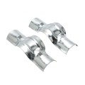 Chain Link 3" [2 7/8" OD] x 2" [1 7/8" OD] Line Rail Clamp - Boulevard Clamp (Galvanized Steel)