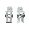 Chain Link 3" [2 7/8" OD] x 2" [1 7/8" OD] Line Rail Clamp - Boulevard Clamp (Galvanized Steel)