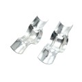 Chain Link 3" [2 7/8" OD] x 2" [1 7/8" OD] Line Rail Clamp - Boulevard Clamp (Galvanized Steel)