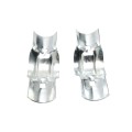 Chain Link 3" [2 7/8" OD] x 2" [1 7/8" OD] Line Rail Clamp - Boulevard Clamp (Galvanized Steel)