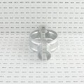 Chain Link 4 1/2" x 1 5/8" Line Rail Clamp - Boulevard Clamp (Galvanized Steel) 