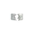 Chain Link 4 1/2" x 1 5/8" Line Rail Clamp - Boulevard Clamp (Galvanized Steel) 