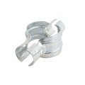 Chain Link 4" [4" OD] x 2" Line Rail Clamp - Boulevard Clamp (Galvanized Steel)