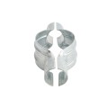 Chain Link 4" [4" OD] x 2" Line Rail Clamp - Boulevard Clamp (Galvanized Steel)