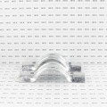 Chain Link 4" [4" OD] x 2" Line Rail Clamp - Boulevard Clamp (Galvanized Steel)