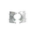 Chain Link 4" [4" OD] x 2" Line Rail Clamp - Boulevard Clamp (Galvanized Steel)