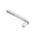 Chain Link Male Lag Screw Gate Hinge 3/4" x 6" (Adjustable) - Galvanized Steel - MLH34X6
