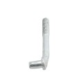 Chain Link Male Lag Screw Gate Hinge 3/4" x 6" (Adjustable) - Galvanized Steel - MLH34X6