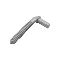 Chain Link Male Lag Screw Gate Hinge 5/8" x 4 1/2" (Adjustable) - Galvanized Steel