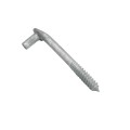 Chain Link Male Lag Screw Gate Hinge 5/8" x 6" (Adjustable) - Galvanized Steel