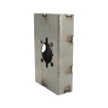 Chain Link DAC Cylindrical Storeroom Function Lever Lock Kit with Steel Box & Black Receiver