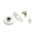 Chain Link DAC Cylindrical Storeroom Function Lever Lock Kit with Steel Box & Black Receiver