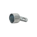Chain Link 1 3/8" [1 3/8" OD] Offset Rail End Cup - End Rail (Pressed Steel)