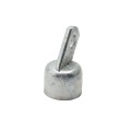 Chain Link 1 3/8" [1 3/8" OD] Offset Rail End Cup - End Rail (Pressed Steel)