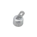 Chain Link 1 5/8" [1 5/8" OD] Offset Rail End Cup - End Rail (Pressed Steel)