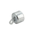 Chain Link 2 1/2" [2 3/8" OD] Offset Rail End Cup - End Rail (Pressed Steel)