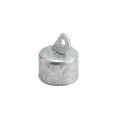 Chain Link 2 1/2" [2 3/8" OD] Offset Rail End Cup - End Rail (Pressed Steel)