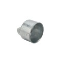 Chain Link 2 1/2" [2 3/8" OD] Offset Rail End Cup - End Rail (Pressed Steel)