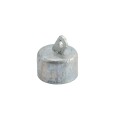 Chain Link 3" [2 7/8" OD] Offset Rail End Cup - End Rail (Pressed Steel)