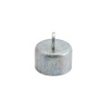 Chain Link 3" [2 7/8" OD] Offset Rail End Cup - End Rail (Pressed Steel)