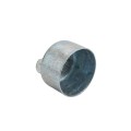 Chain Link 3" [2 7/8" OD] Offset Rail End Cup - End Rail (Pressed Steel)