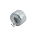 Chain Link 3" [2 7/8" OD] Offset Rail End Cup - End Rail (Pressed Steel)